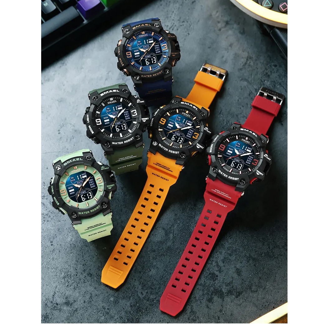 Reloj SMAEL TR-29448 - Negro / Multicolor