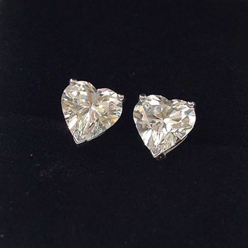 Pendientes Small Hearts - Lila