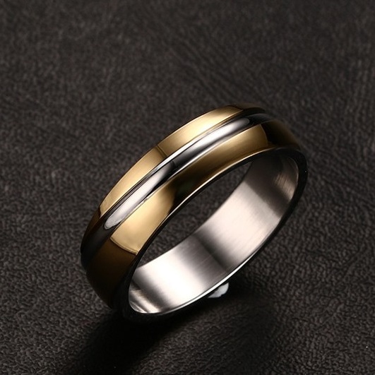 Anillo TW-4896 - Dorado/55mm