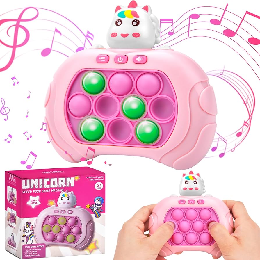 Consola de juego Skill Game Hipopótamo (Pop It) - Azul