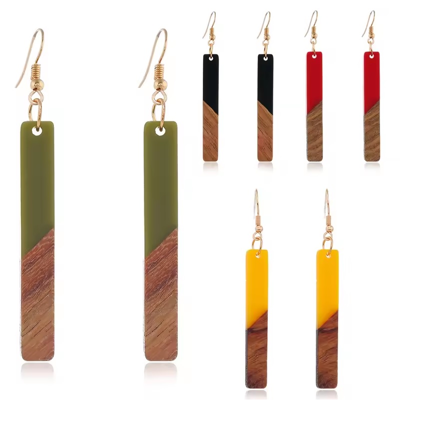 Pendientes WO-32696 - Púrpura