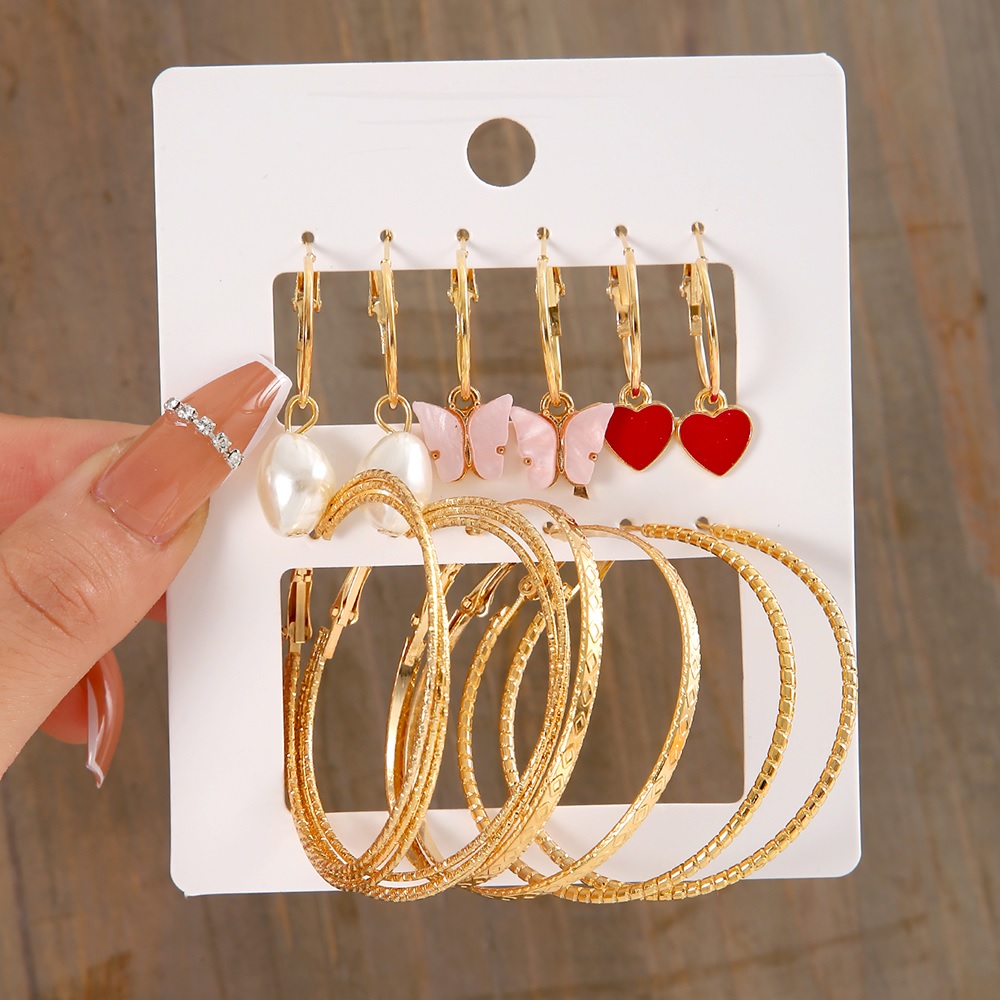 Set de Pendientes YU-27027 - Dorado