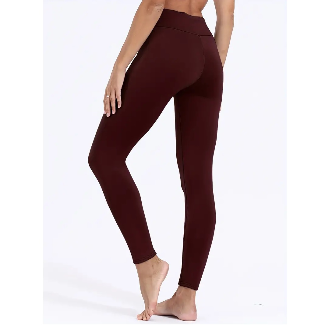 Leggings térmicos-Burdeos/M