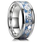 Plateado / Azul / 52mm