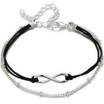 Pulsera FO-6294 - Plateado / Negro