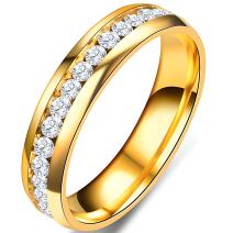 Anillo EN-3378 - Oro / 69 mm
