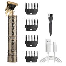 Cortapelos eléctrico con carga USB Budha - Dorado Marrón