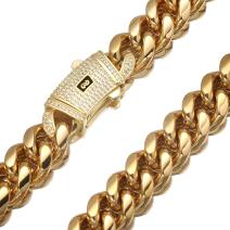 Cadena para hombre TI-38359 - Dorada / 66cm / 14mm