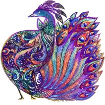Puzzle de madera - Peafowl / L