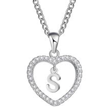 Collar con letra - S / Plata