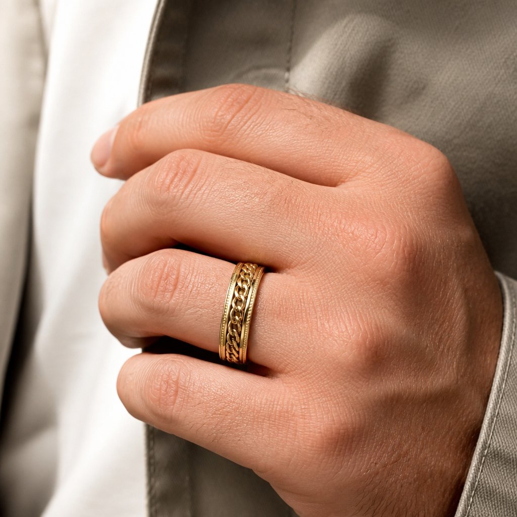 Anillo CH-16867 - Dorado / 59mm