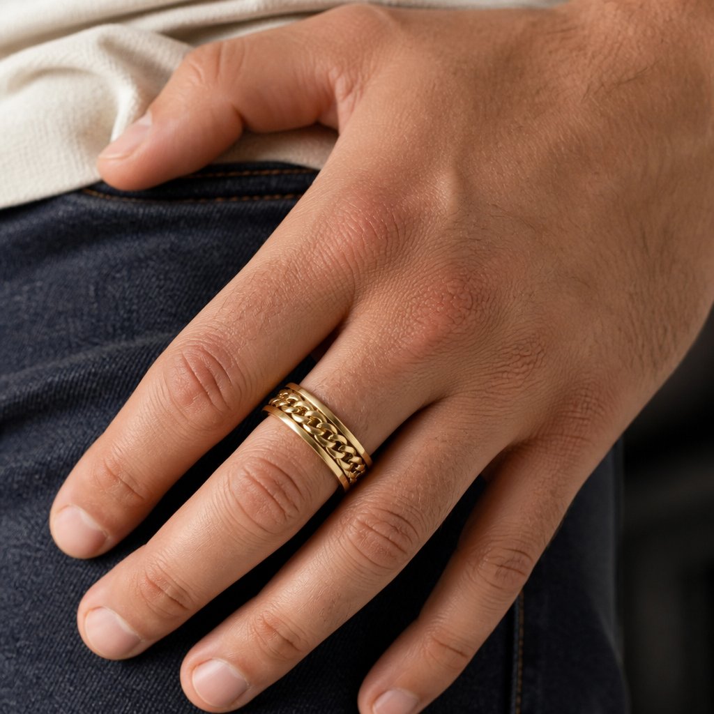 Anillo CH-16869 - Dorado / 65mm