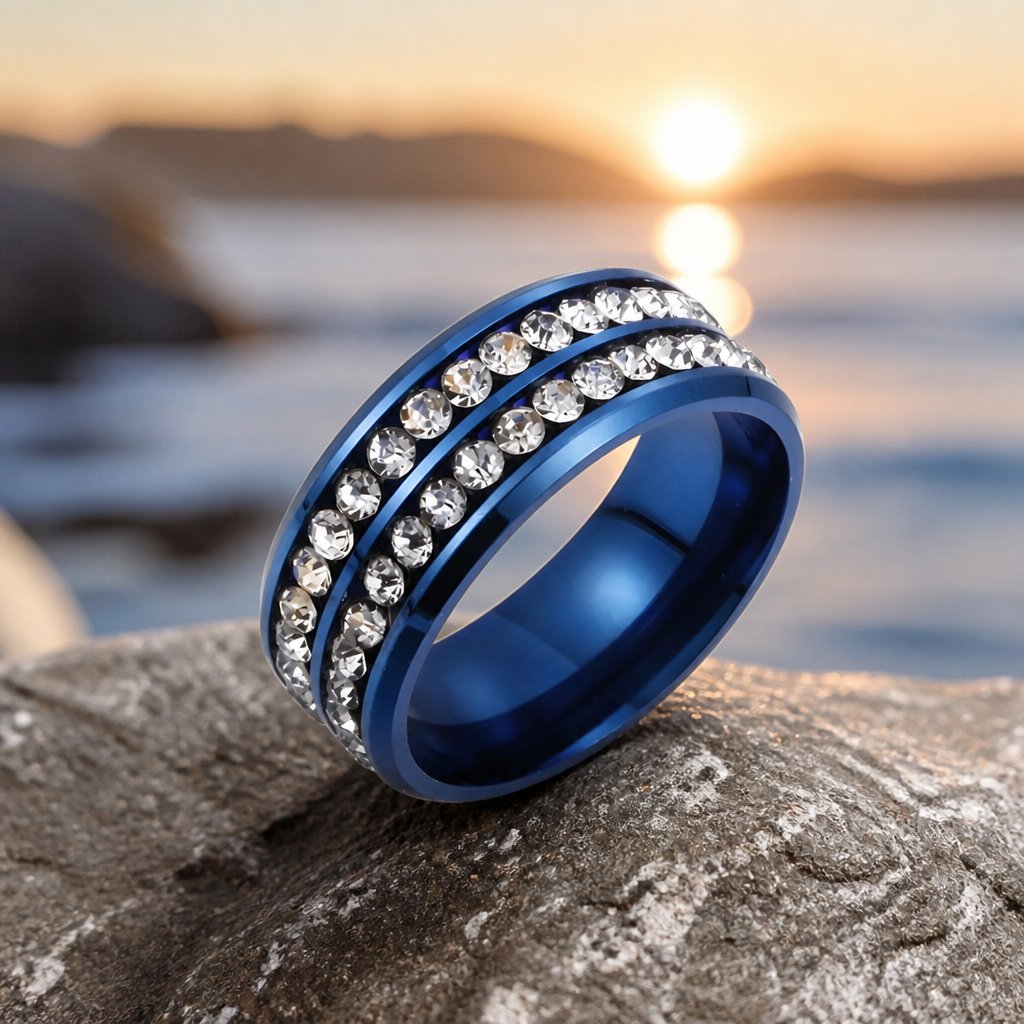 Anillo KE-16958 - Azul / 57mm