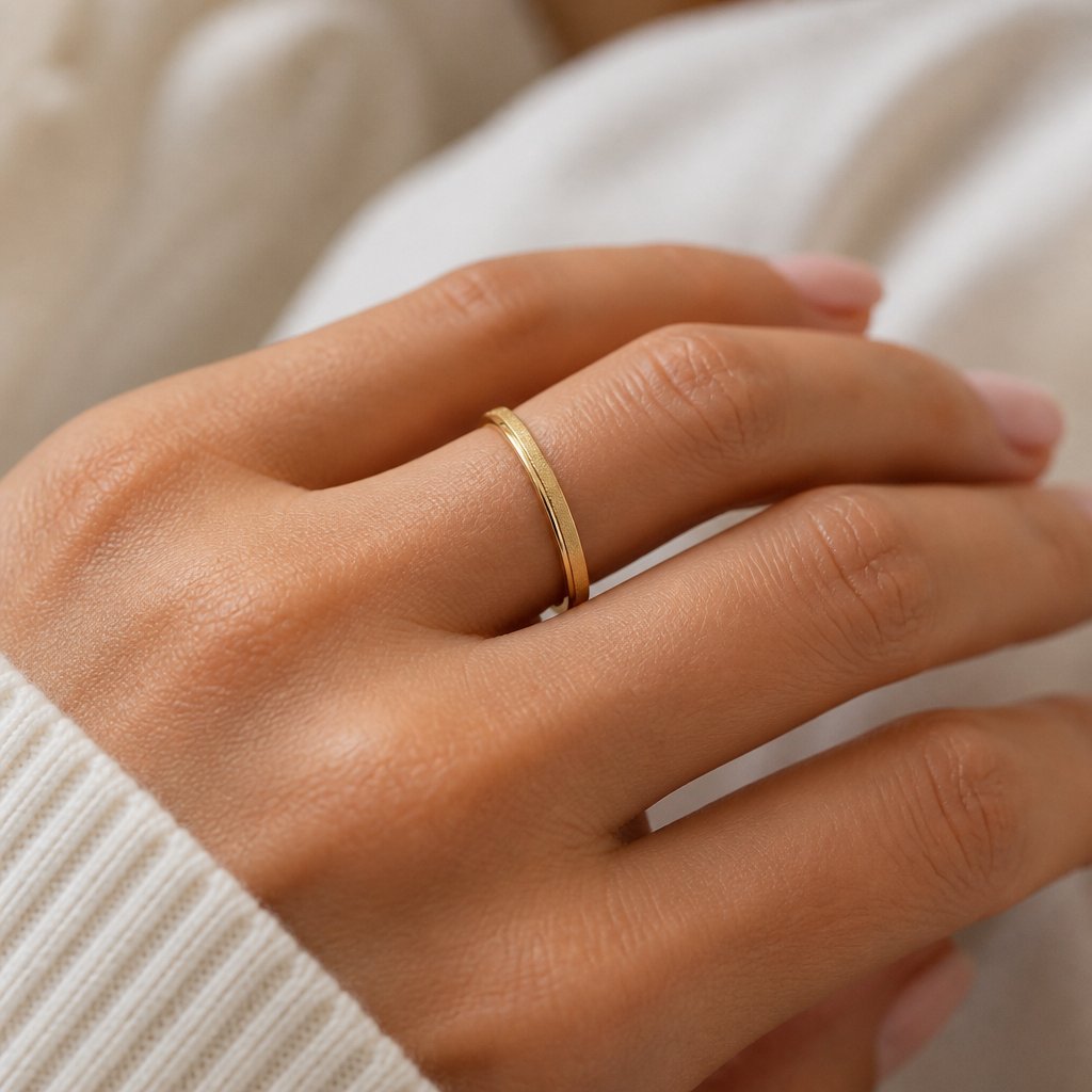 Anillo JO-17213 - Dorado / 57mm