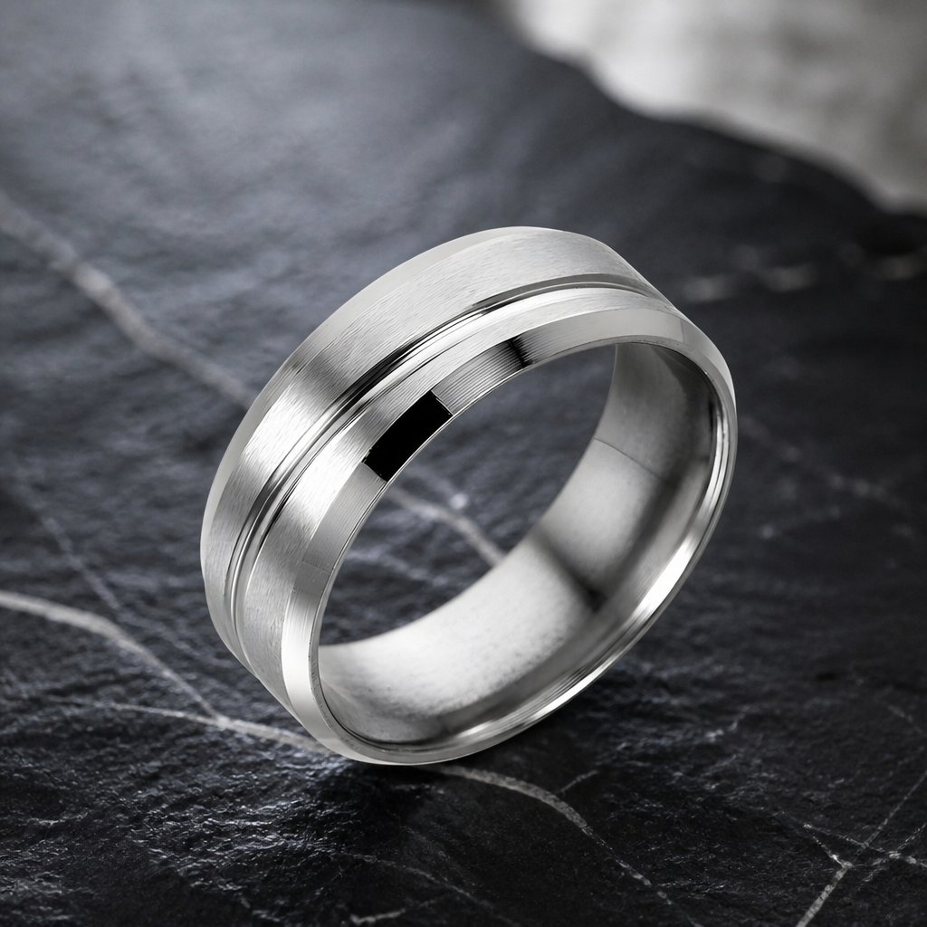 Anillo JO-17331 - Plateado / 55mm