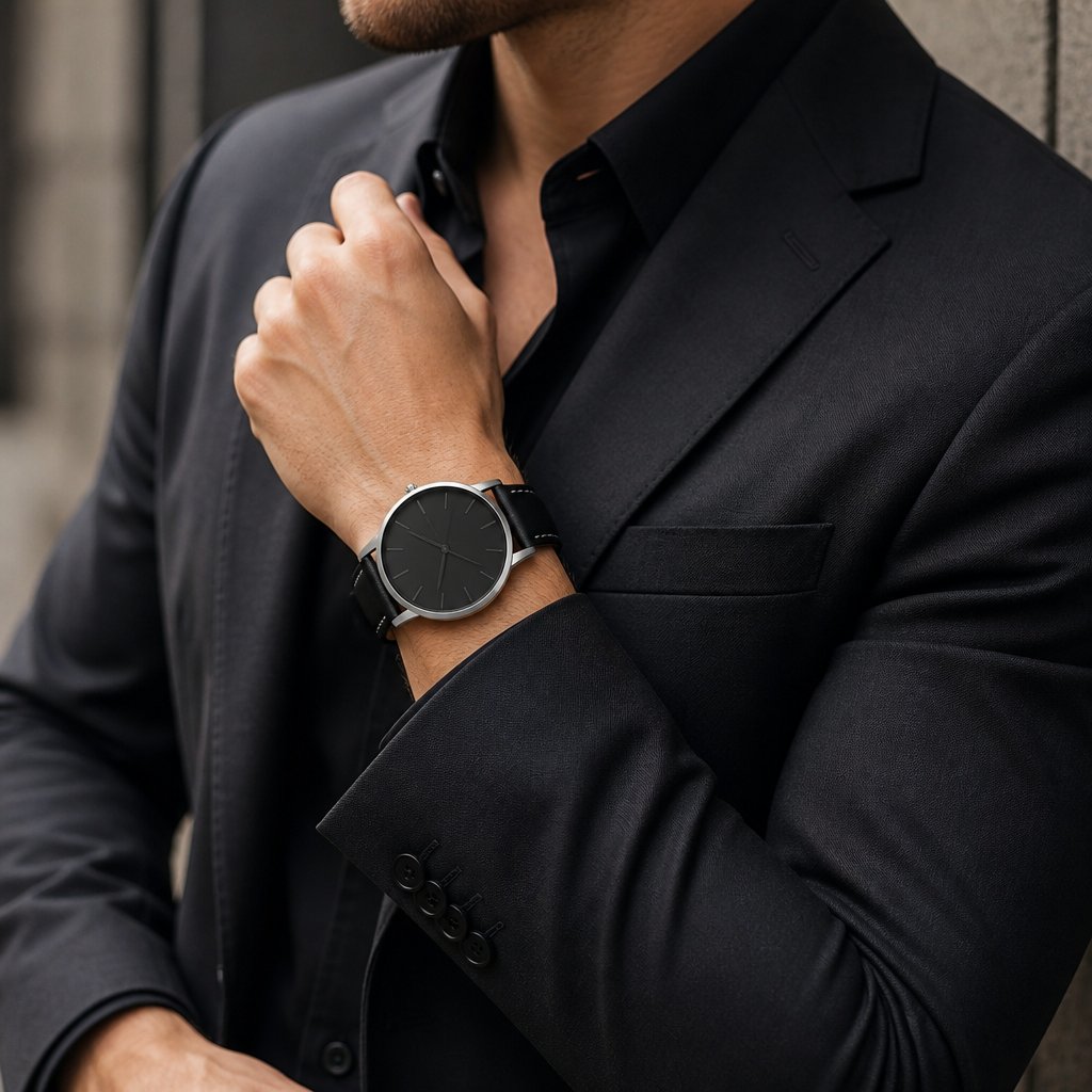 Reloj WI-22692 - Negro / Plateado