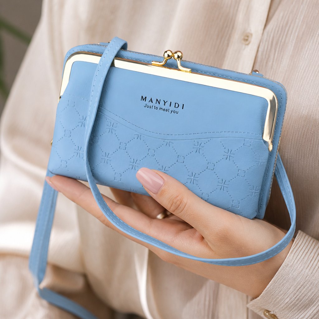 Cartera bandolera LE-25218 - Azul