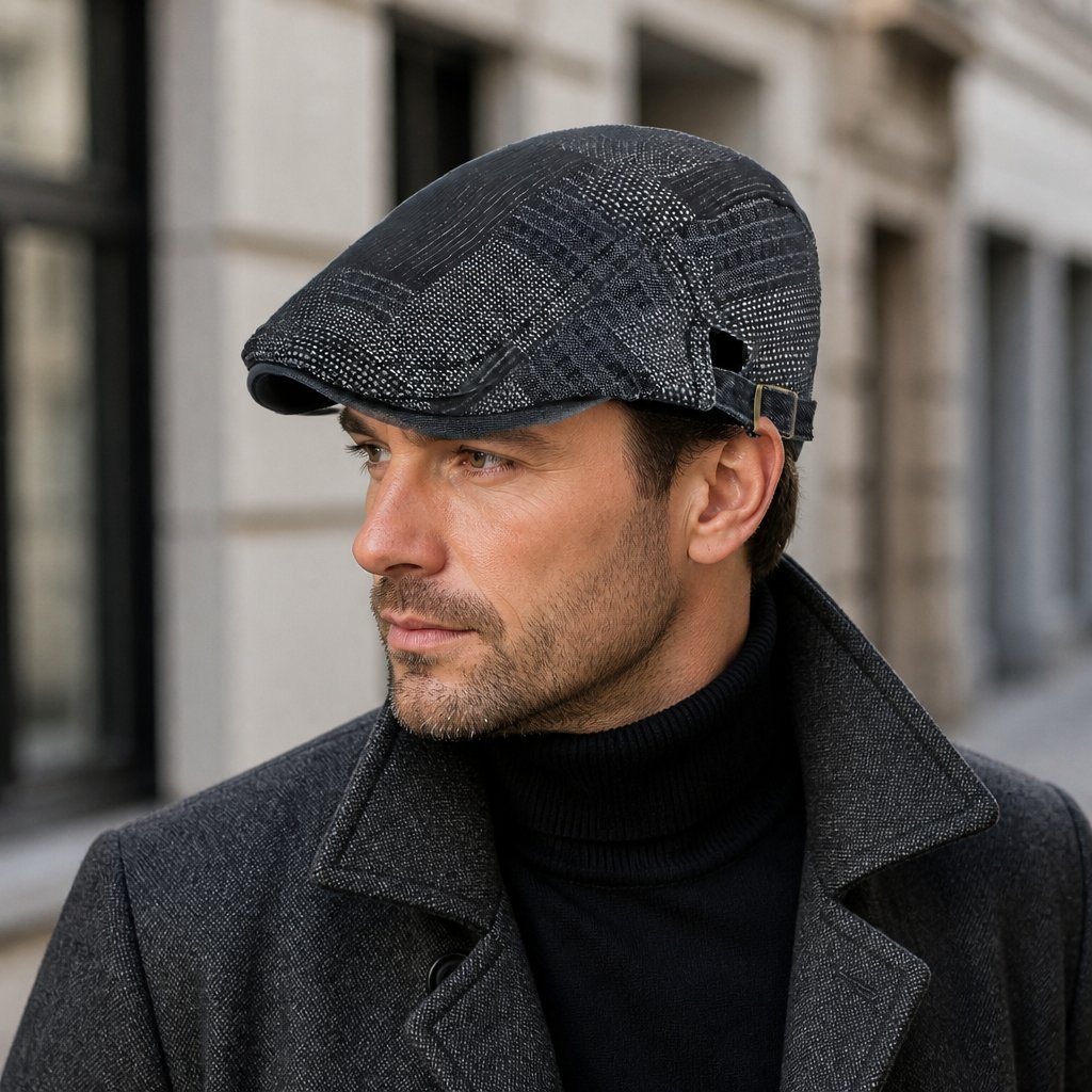 Boina masculina VI-26052 - Negra