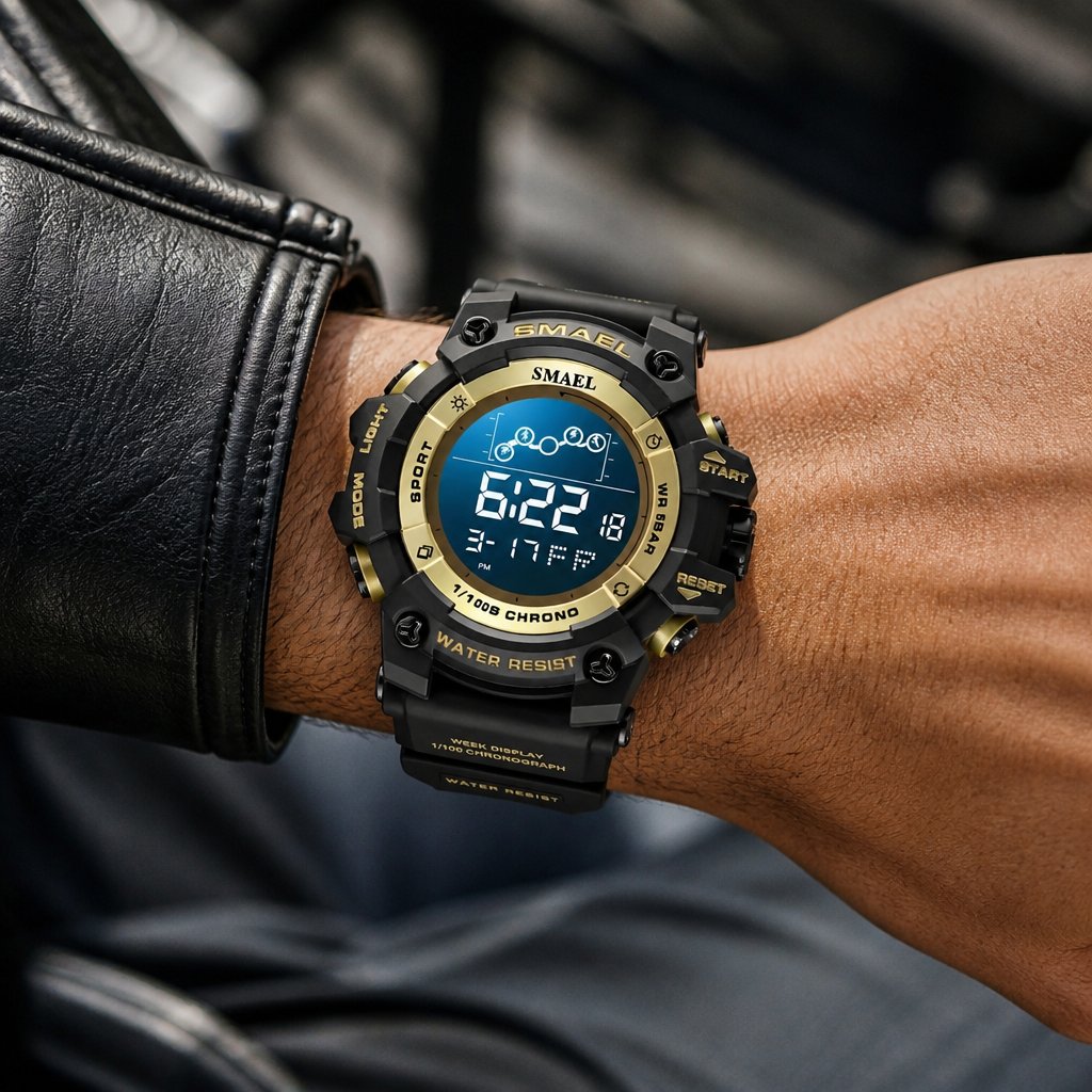 Reloj SMAEL DI-29467 - Negro / Dorado