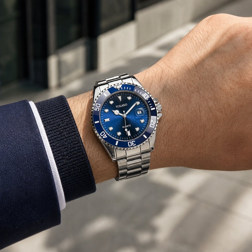 Reloj MA-33617 - Plateado / Azul