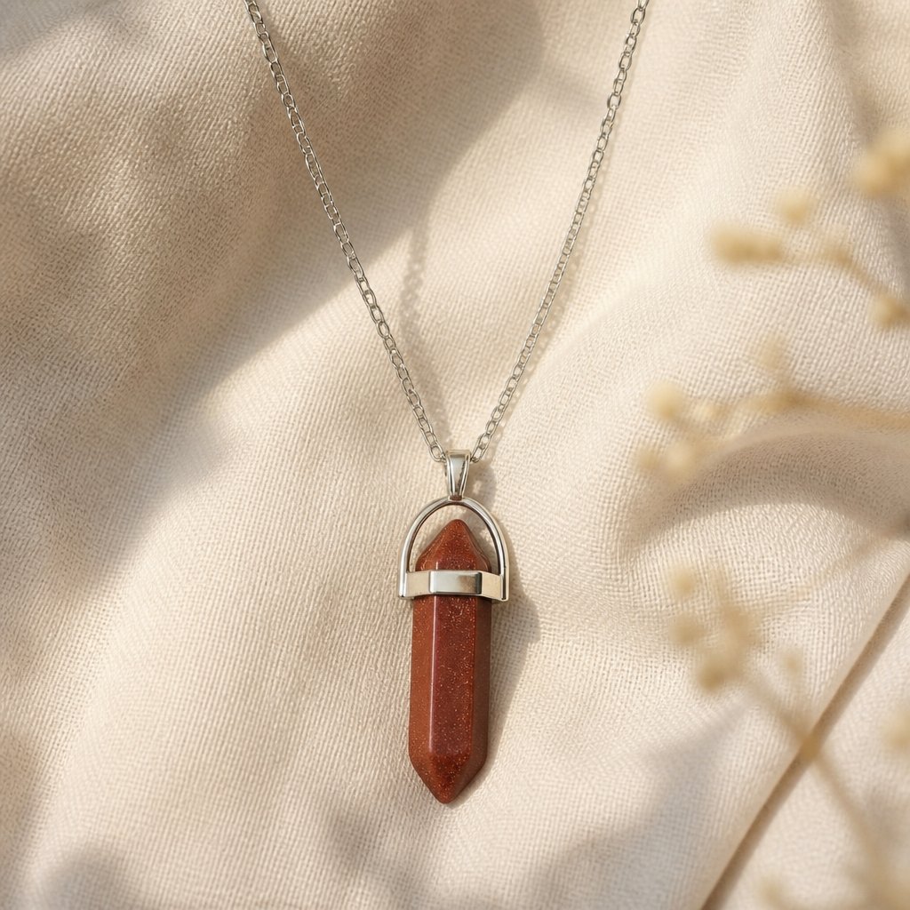 Collar AG-34115 - Marrón / Brillante