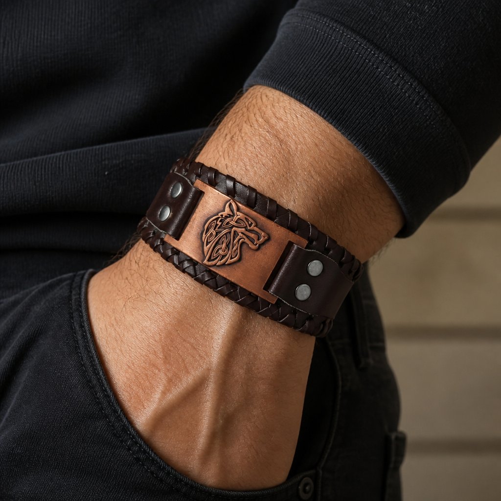 Pulsera ET-34342 - Wolf / Marrón