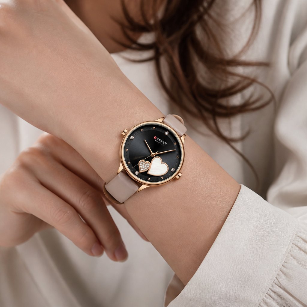 Reloj CURREN HE-35221 - Marrón claro