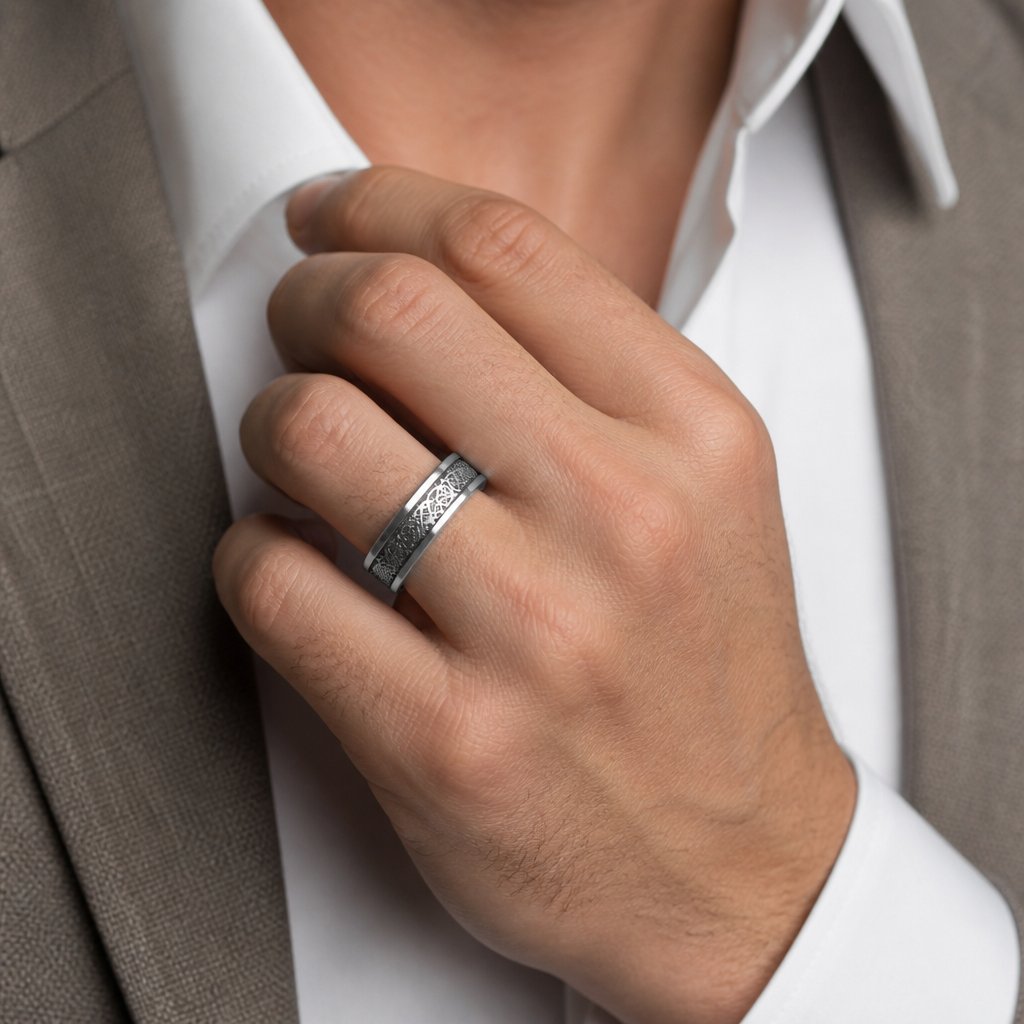 Anillo AD-3639 - Plateado / 67mm
